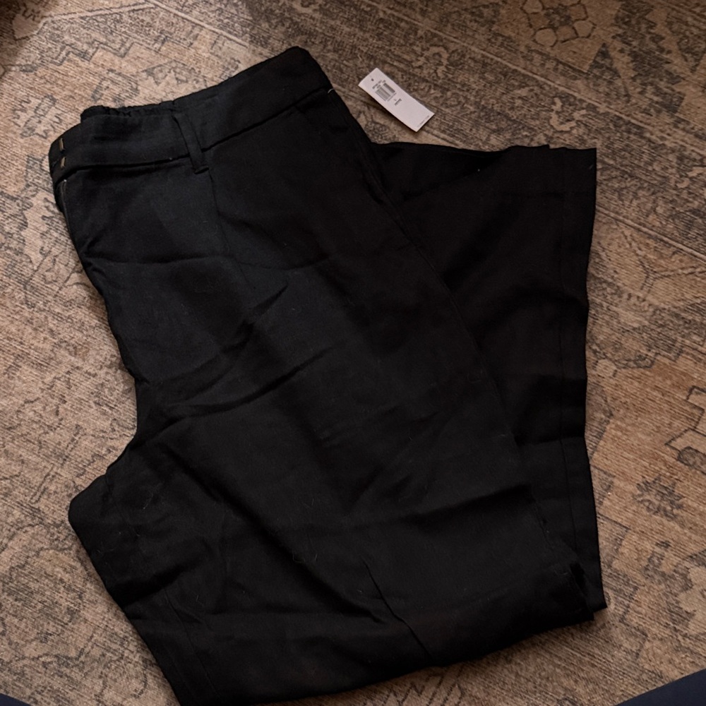 Old Navy Black Men's Dress Pants - Straight Leg